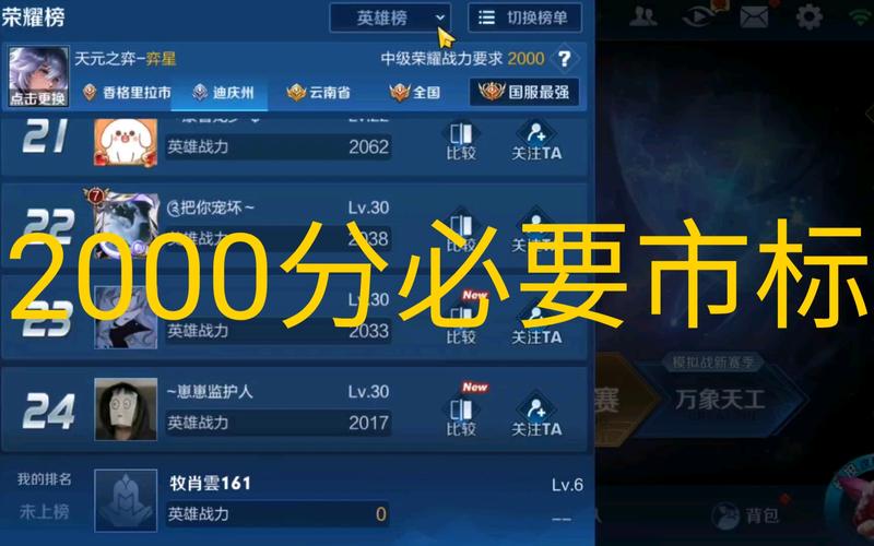 王者荣耀哪里的分低?,王者荣耀哪里的分最低?-第4张图片-无暮网