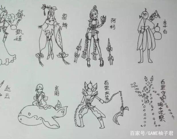王者英雄人物简笔画手绘(王者英雄人物简笔画手绘版)-第7张图片-无暮网 王者英雄人物简笔画手绘(王者英雄人物简笔画手绘版)-第7张图片-无暮网