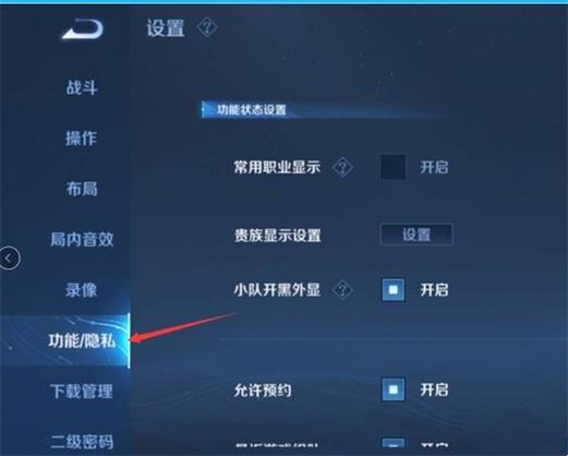 王者怎么隐藏自己玩的英雄（王者荣耀怎么隐藏自己玩的英雄）