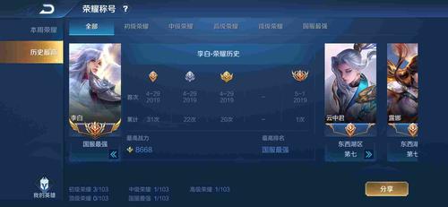 王者荣耀李白比较高战力是谁(2021李白比较高战力)-第3张图片-无暮网 王者荣耀李白比较高战力是谁(2021李白比较高战力)-第3张图片-无暮网