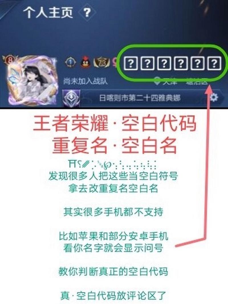 王者空白名称怎么弄出来的,王者空白名字怎么弄教程-第4张图片-无暮网 王者空白名称怎么弄出来的,王者空白名字怎么弄教程-第4张图片-无暮网