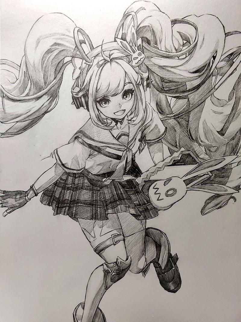 如何画王者荣耀安琪拉(画王者荣耀安琪拉的皮肤的图片)-第4张图片-无暮网 如何画王者荣耀安琪拉(画王者荣耀安琪拉的皮肤的图片)-第4张图片-无暮网