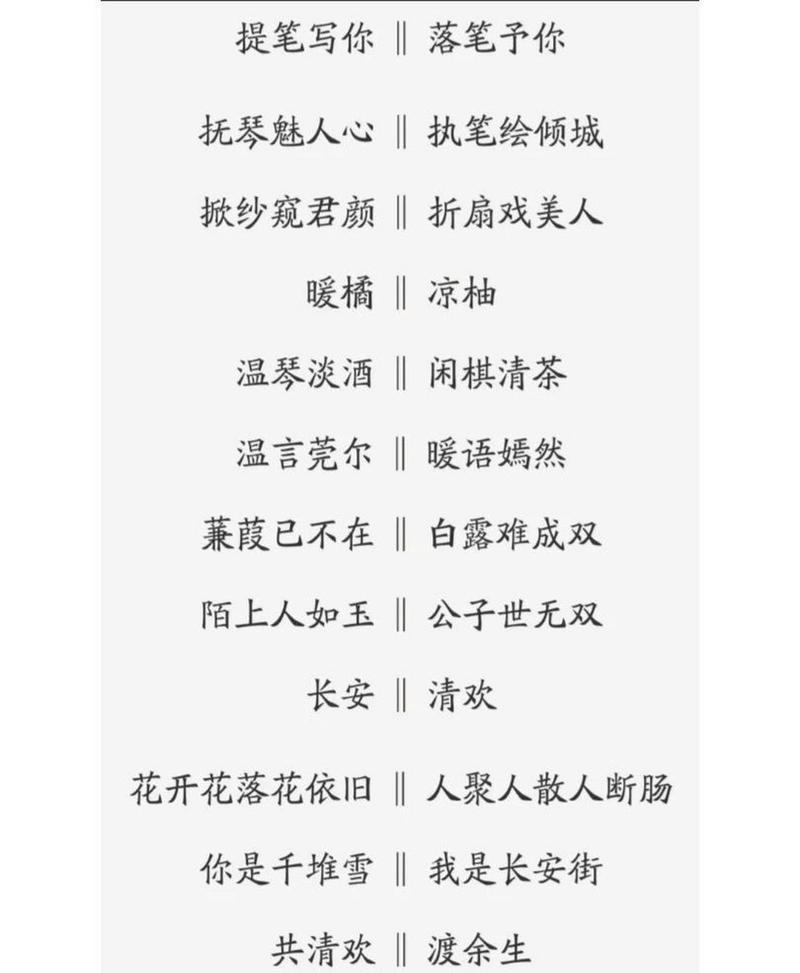 王者古风名字四字情侣名,王者古风名字四字情侣名字大全-第3张图片-无暮网 王者古风名字四字情侣名,王者古风名字四字情侣名字大全-第3张图片-无暮网