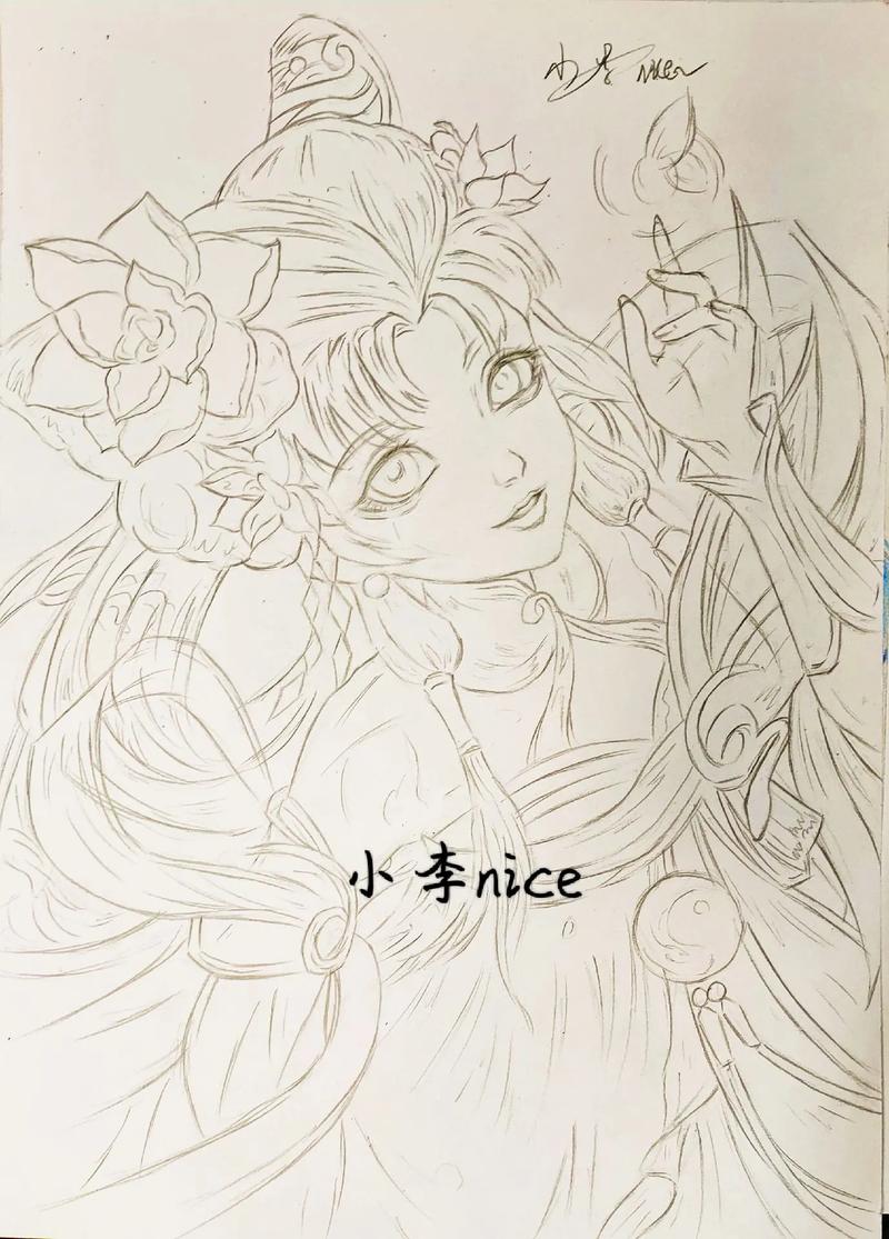 王者荣耀人物手绘教程简单又漂亮（王者荣耀人物手绘教程简单又漂亮）-第4张图片-无暮网