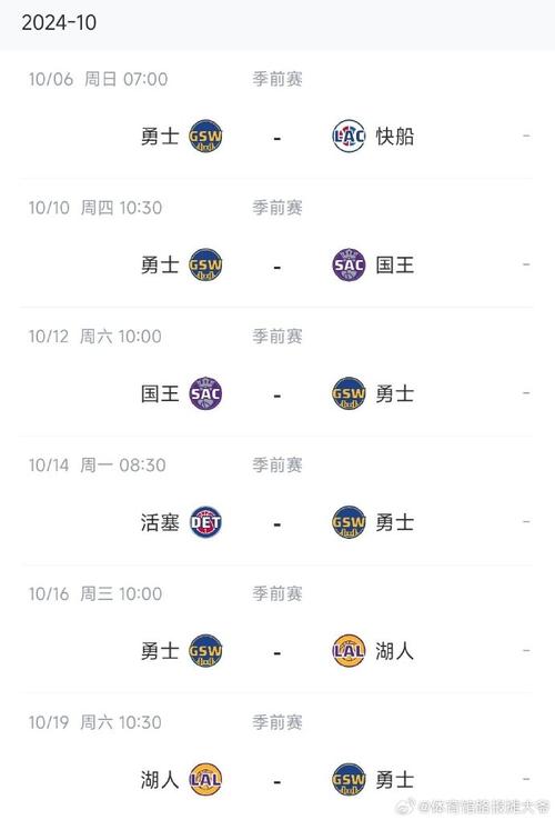nba季前赛还有多久结束,nba季前赛结束了吗-第2张图片-无暮网 nba季前赛还有多久结束,nba季前赛结束了吗-第2张图片-无暮网