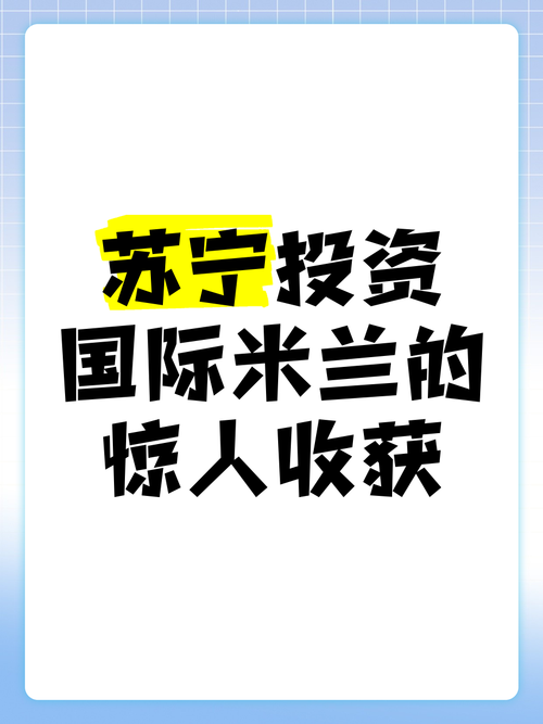 苏宁为什么投资足球,苏宁为什么要卖足球队-第5张图片-无暮网 苏宁为什么投资足球,苏宁为什么要卖足球队-第5张图片-无暮网