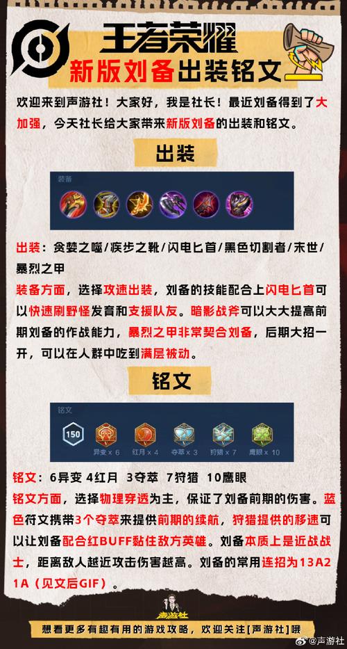 刘备出啥装备好(刘备出什么装备)-第2张图片-无暮网 刘备出啥装备好(刘备出什么装备)-第2张图片-无暮网