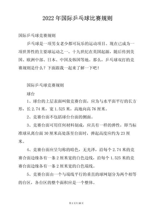 世界乒乓球最新规则,世界乒乓球规则几局-第1张图片-无暮网 世界乒乓球最新规则,世界乒乓球规则几局-第1张图片-无暮网