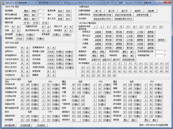 nba2k10mp怎么在存档里修改,nba2k10修改器怎么用-第3张图片-无暮网 nba2k10mp怎么在存档里修改,nba2k10修改器怎么用-第3张图片-无暮网