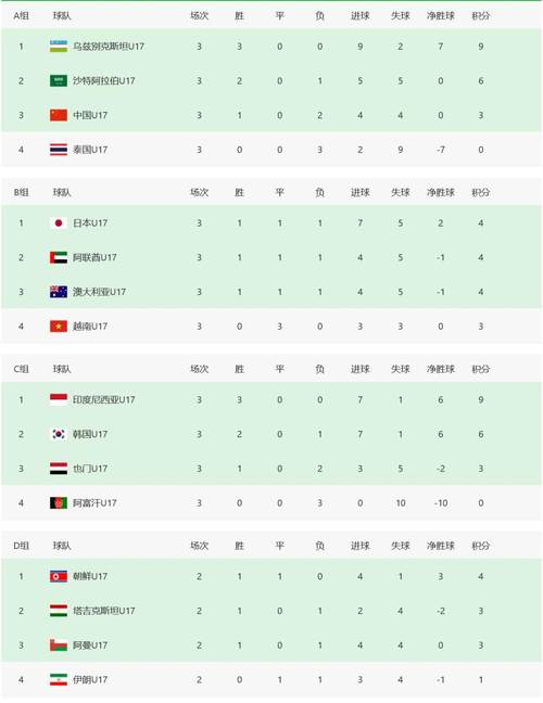 2011年亚洲杯预选赛积分榜(2011年亚洲杯分组)-第5张图片-无暮网 2011年亚洲杯预选赛积分榜(2011年亚洲杯分组)-第5张图片-无暮网