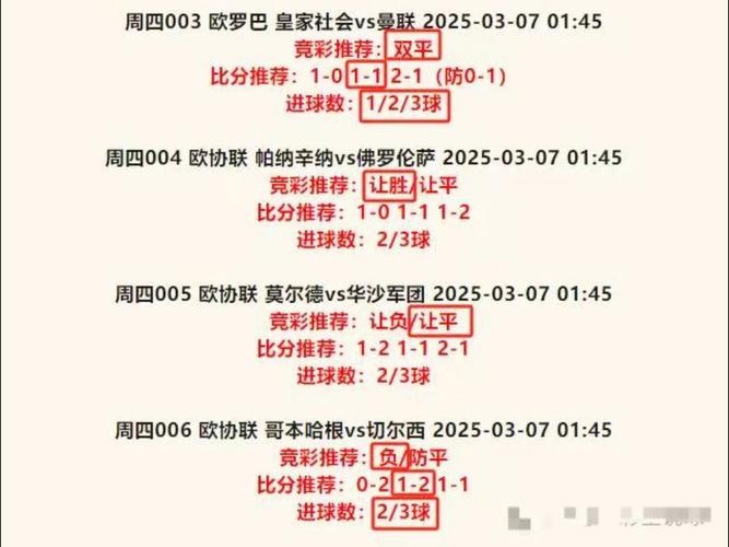 足彩足球比分预测（足彩足球比分预测最新）-第4张图片-无暮网