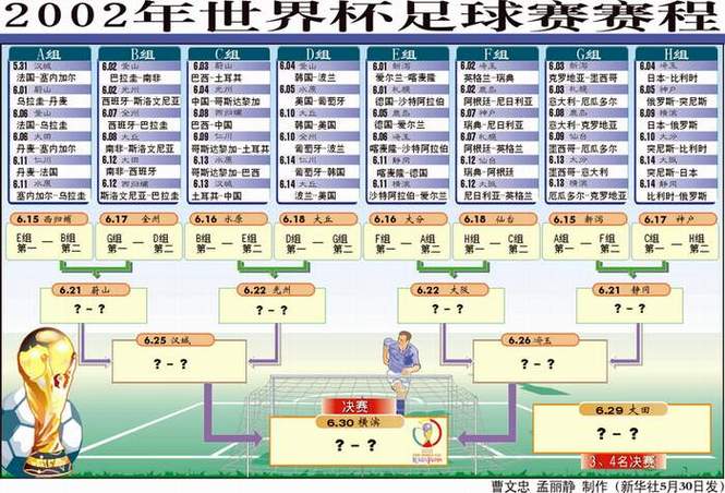 2002世界杯所有赛果,2002年世界杯回顾-第2张图片-无暮网