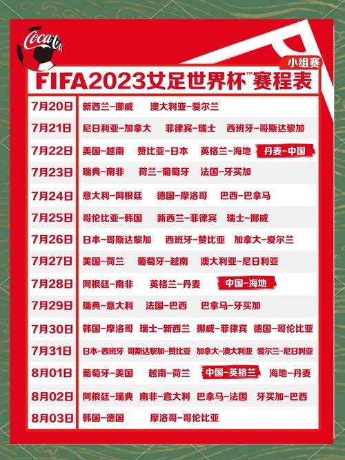中国女足世界杯赛程表,中国女足世界杯赛程表d~f-第3张图片-无暮网