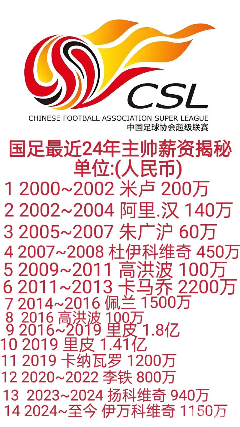 中超球员最低工资多少（中超国内球员工资排名）-第1张图片-无暮网
